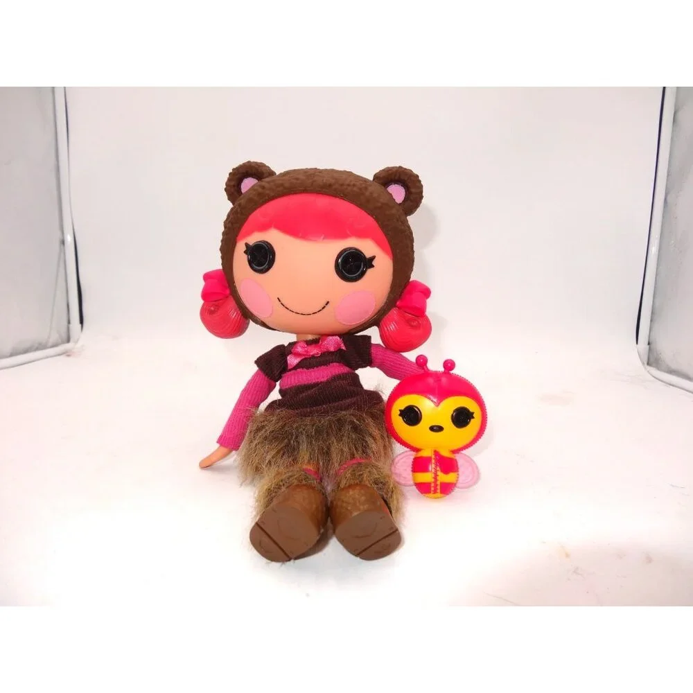 Lalaloopsy Teddy Bear Honey Pots MGA 12” Doll Clothes And Boots and Pet Bee Rare